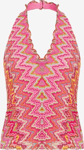 Ana Alcazar Top 'Piali' in Pink: front