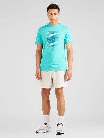 mėlyna Nike Sportswear Marškinėliai