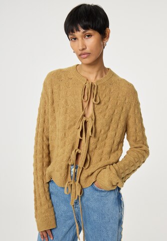 Fabienne Chapot Strickjacke in Beige: Vorderseite