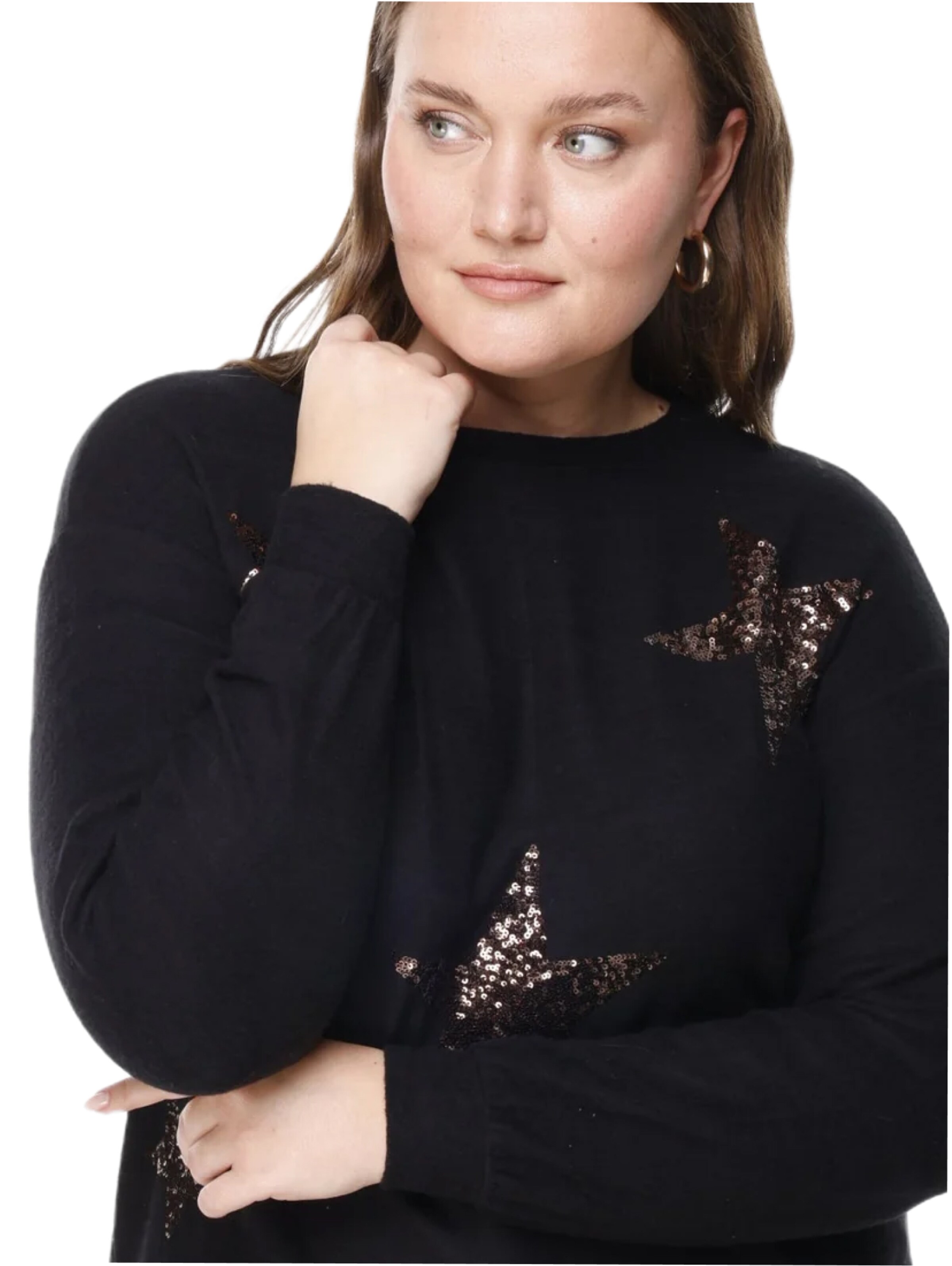 Shape Of You Sweater in Black