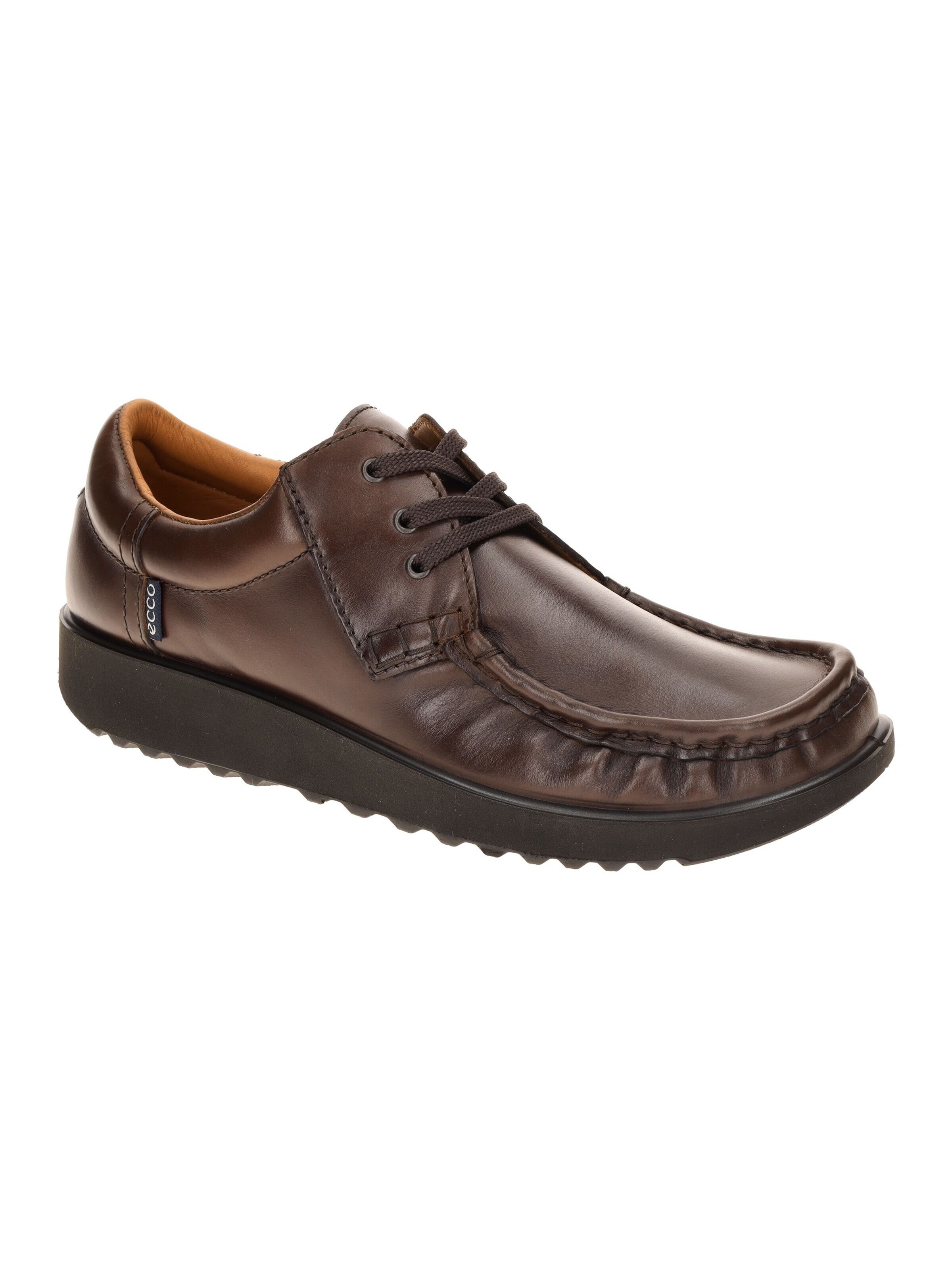 ECCO Lace-Up Shoes 'Ecco Joke Schuhe braun Herren Mokassin 540804' in Brown: front
