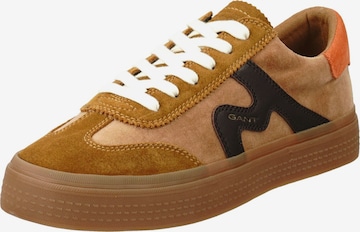 Sneaker bassa di GANT in marrone: frontale