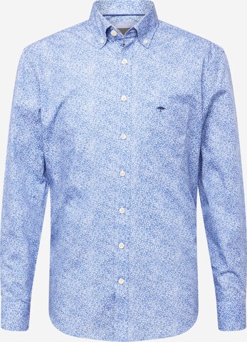 FYNCH-HATTON Regular fit Button Up Shirt in Blue: front