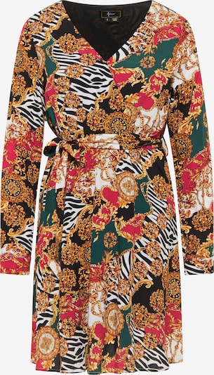 faina Mekko värissä kullankeltainen / tummanvihreä / punainen / musta / valkoinen, Tuotenäkymä