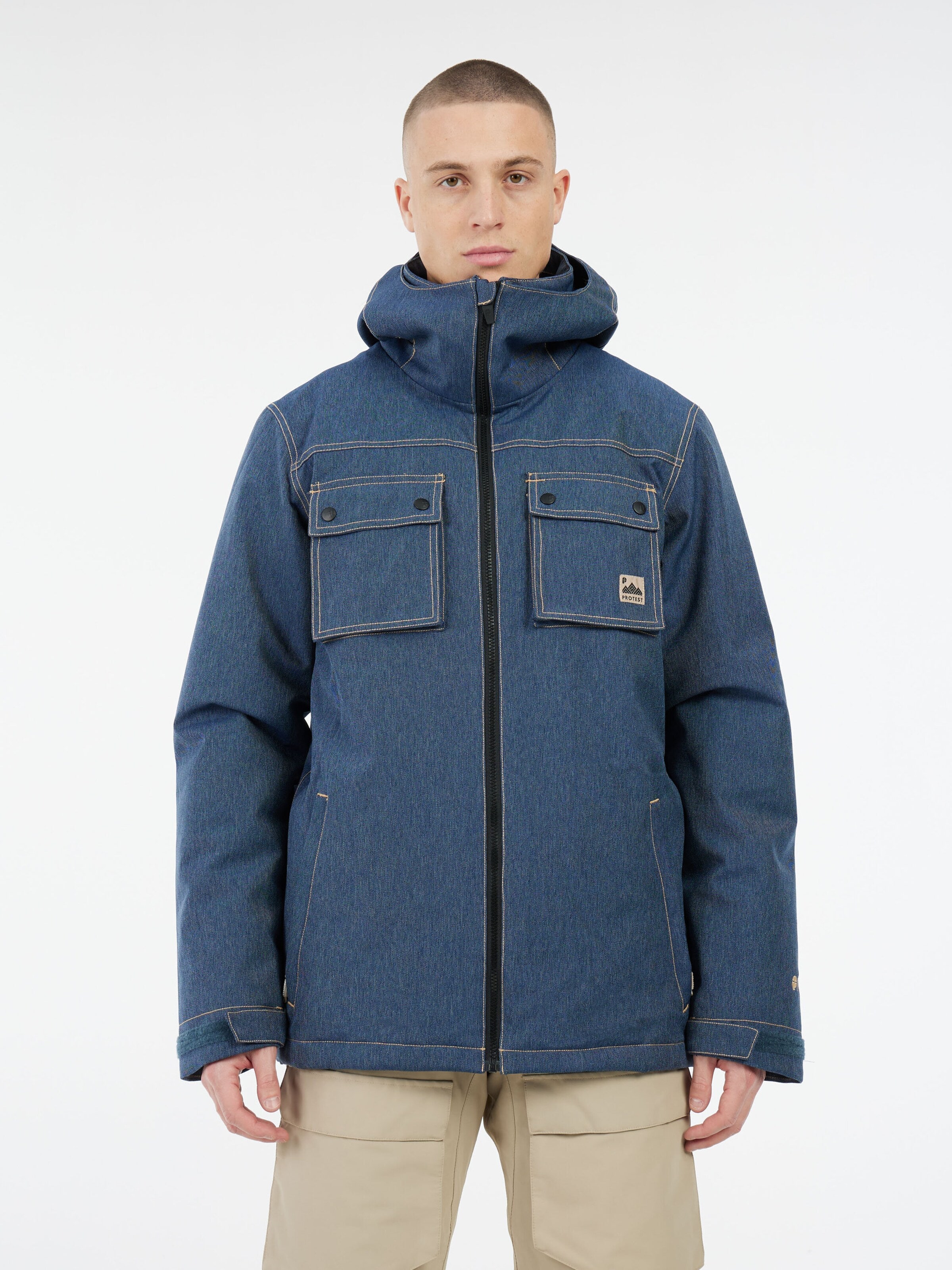 PROTEST Sportjacke 'PRTRail'‌‌‌‌ in Blau: Vorderseite
