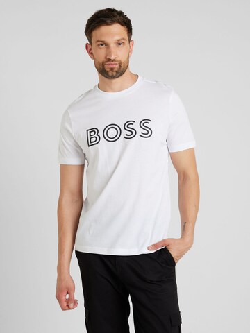 BOSS Tričko – bílá: přední strana