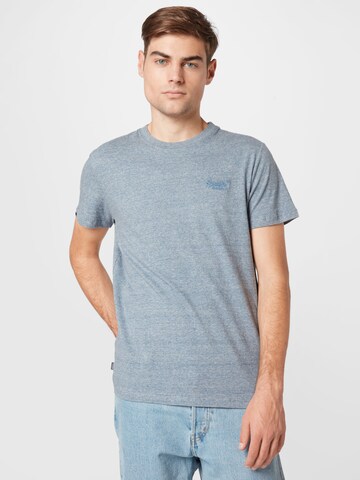 Superdry Shirt in Blue: front