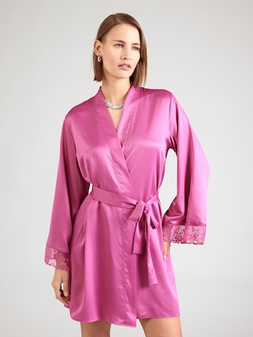 HunkemöllerKućni ogrtač 'Peonie' - roza boja: prednji dio