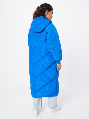 PIECES Winter Coat 'Felicity' in Blue