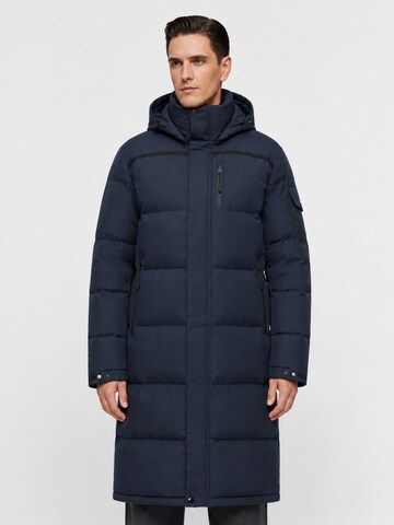 ALLTHEMEN Winter Coat 'Flaum' in Blue