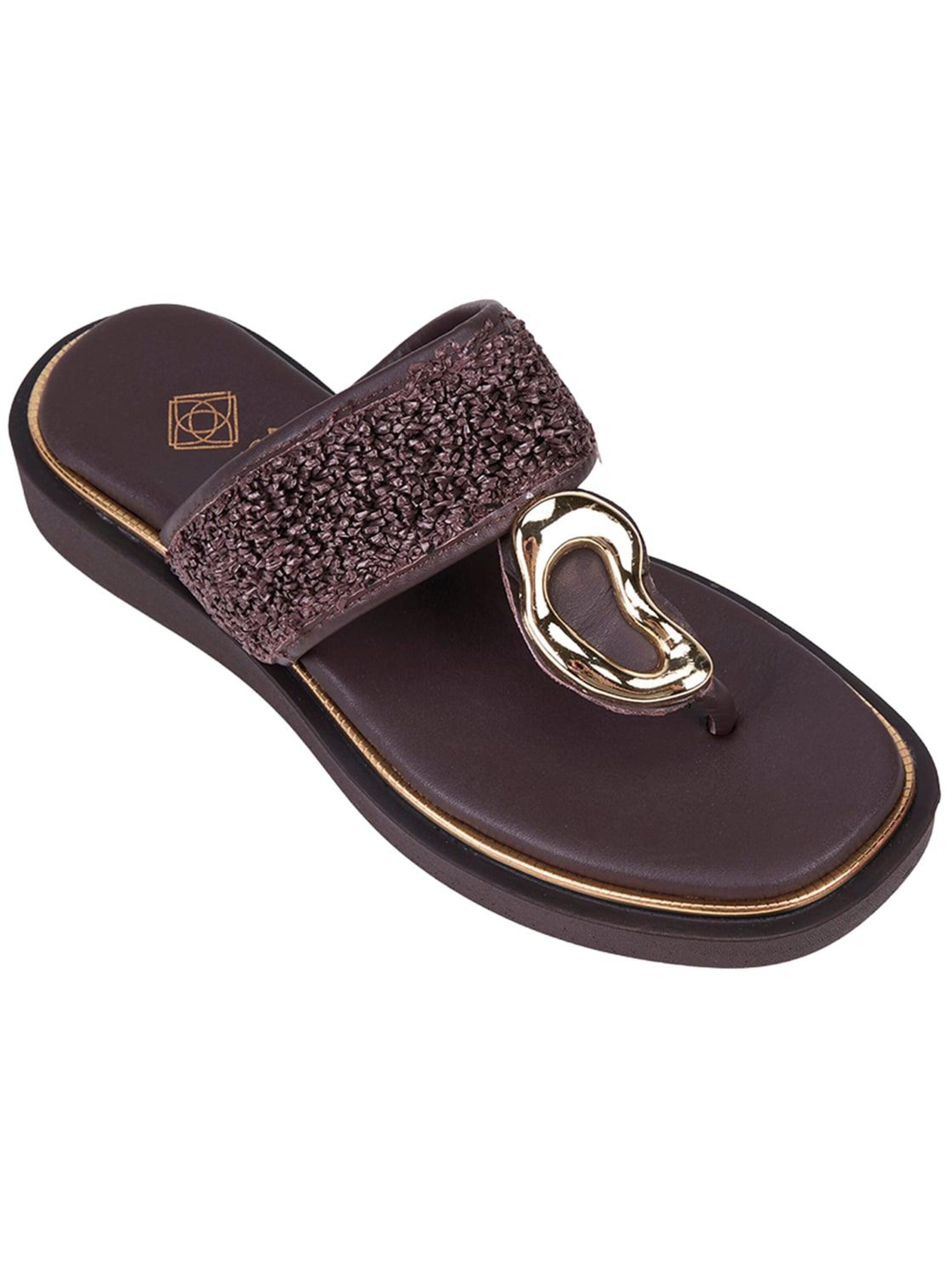 Desa Teenslipper in Bruin