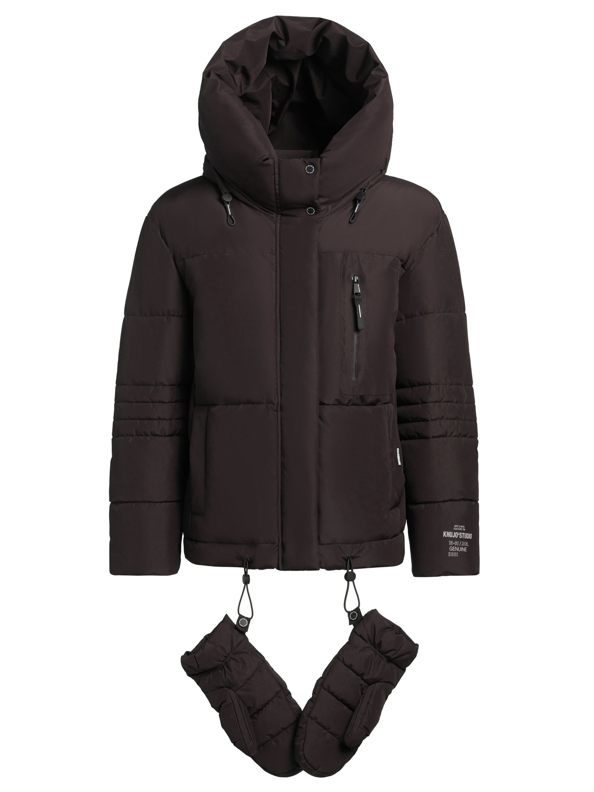 khujo Zimná bunda 'Peeke2' - baklažánová, Produkt