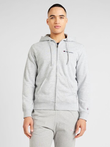 Giacca di felpa di Champion Authentic Athletic Apparel in grigio: frontale