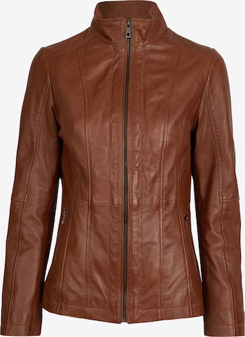 Veste mi-saison bugatti en marron : devant