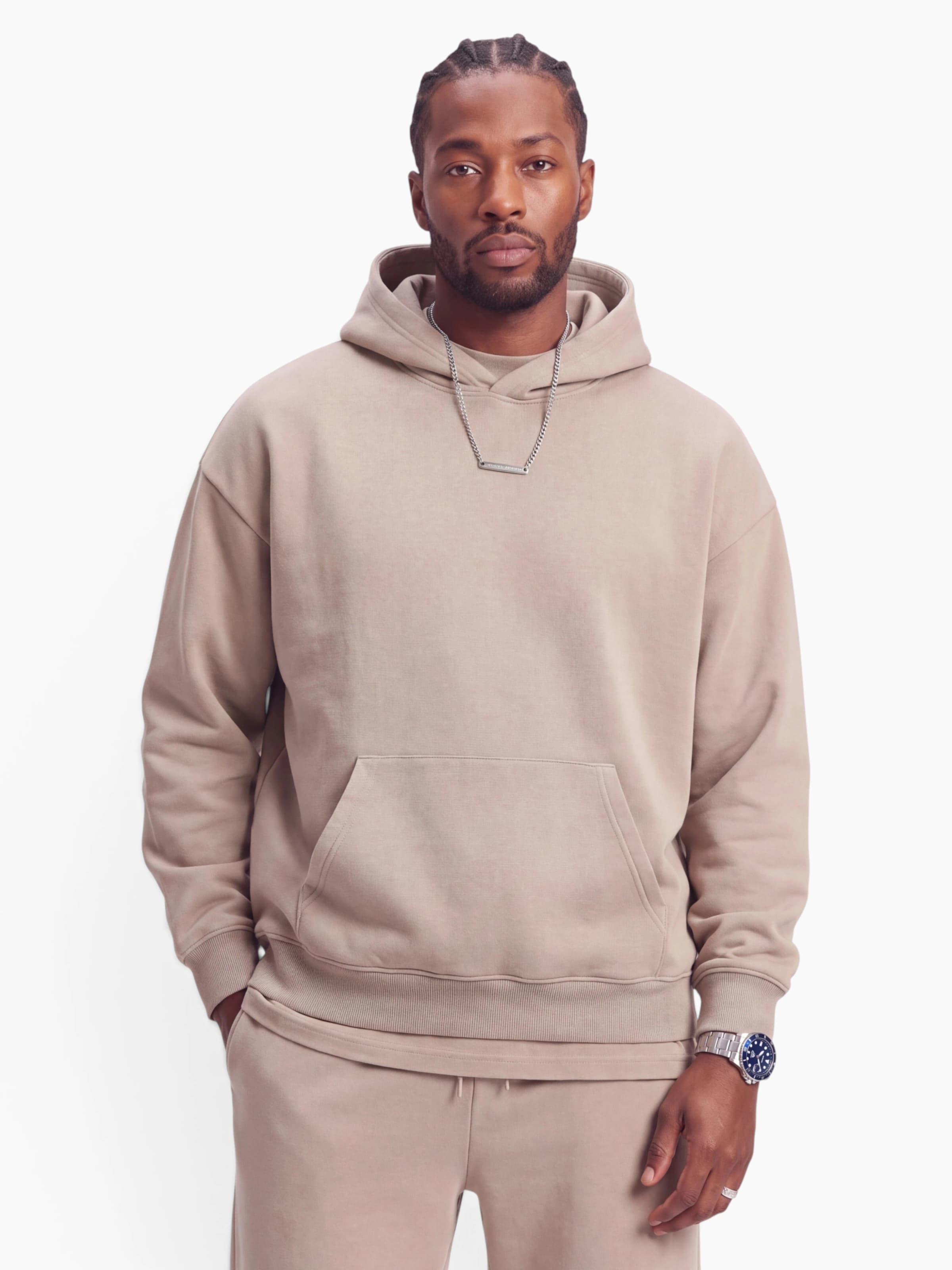 NCO - Sudadera en beige: frente