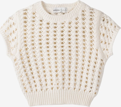 Bershka Pullover in ecru, Produktansicht