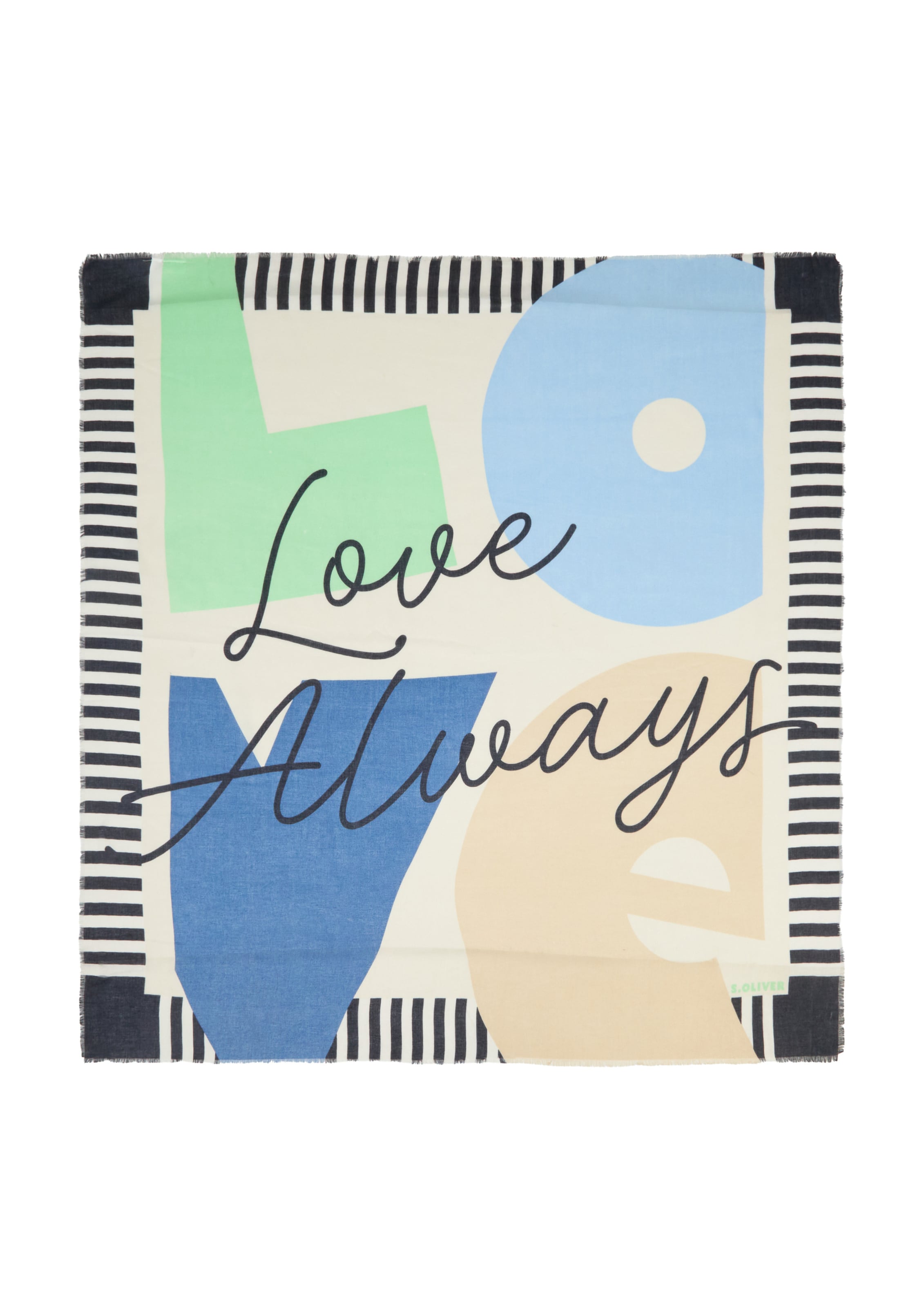 s.Oliver Sjaal in Beige: voorkant