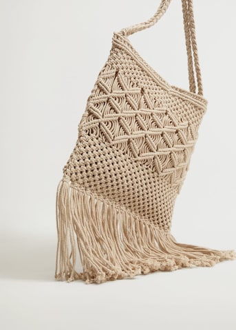 MANGO Tasche 'Formen' in Beige