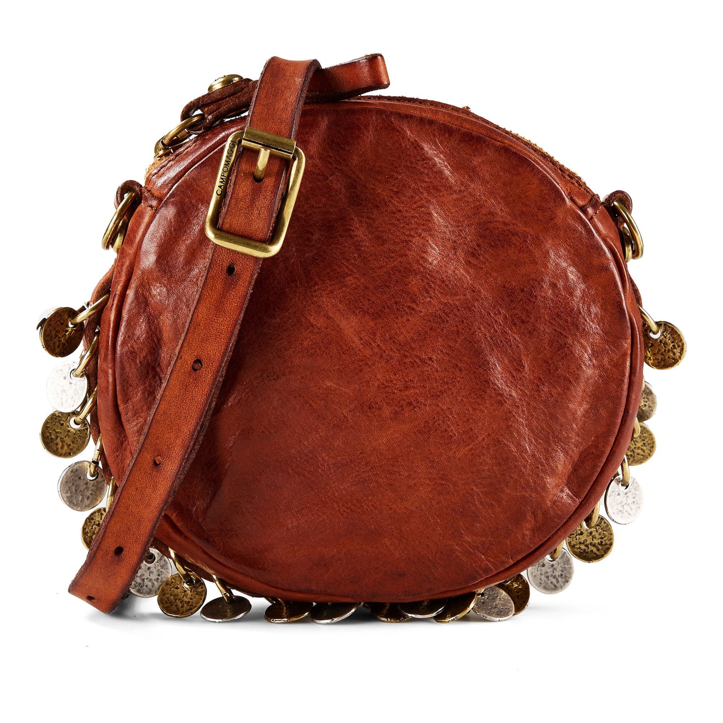 Campomaggi Crossbody bag 'Priscilla' in Brown: front