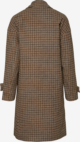 VERO MODA Between-Seasons Coat 'Elsie' in Brown