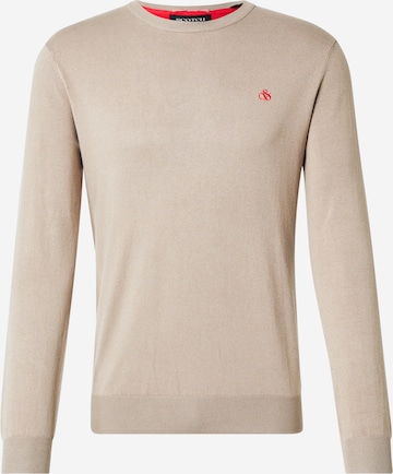 Pullover 'Essential' di SCOTCH & SODA in marrone: frontale