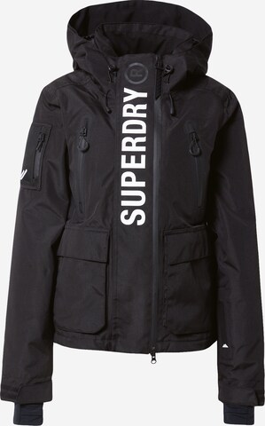 Superdry Snow Kültéri kabátok 'Ultimate Rescue' - fekete: elől