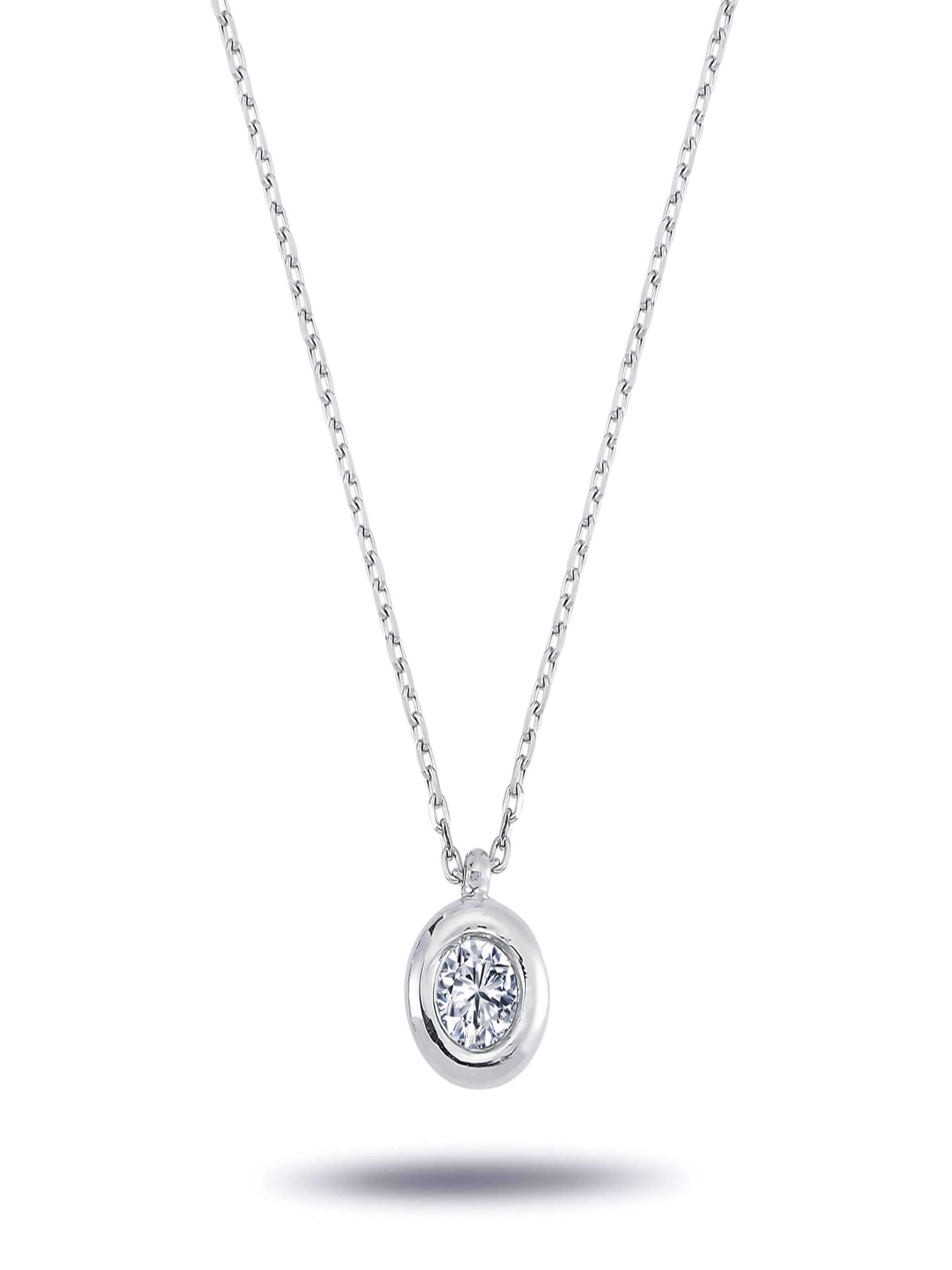 EinStein Diamant Kette‌‌‌‌‌‌ in Silber