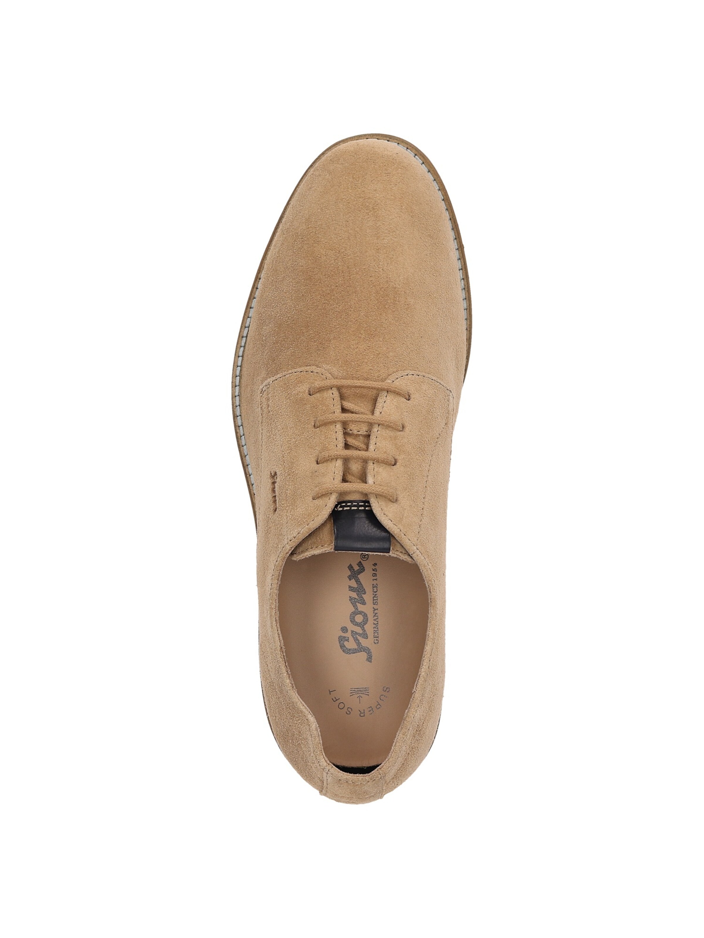 SIOUX Lace-up shoe 'Encanio-715' in Beige