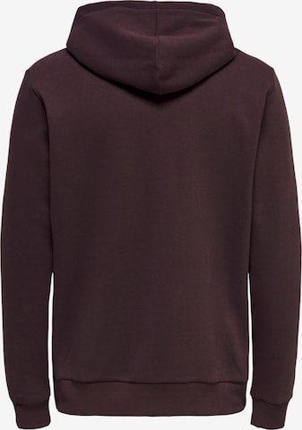 Only & Sons Sweatshirt 'Ceres' in Rood