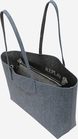 REPLAYShopper torba - plava boja