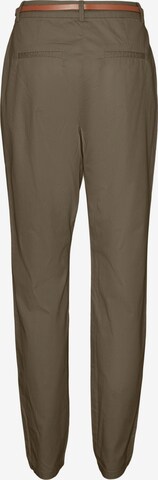 VERO MODA - Regular Calças chino em castanho