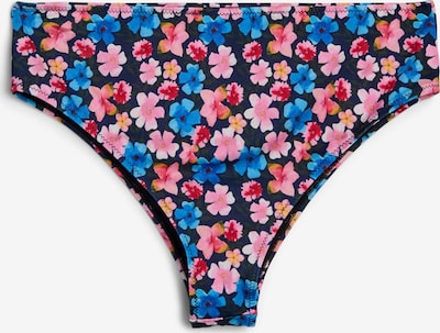 Swim by Zizzi Bikini donji dio 'Caanne' u plava / roza / crvena / crna, Pregled proizvoda