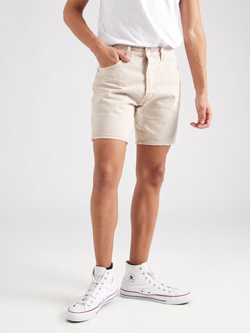 regular Jeans '501  93 Shorts' di LEVI'S ® in beige: frontale