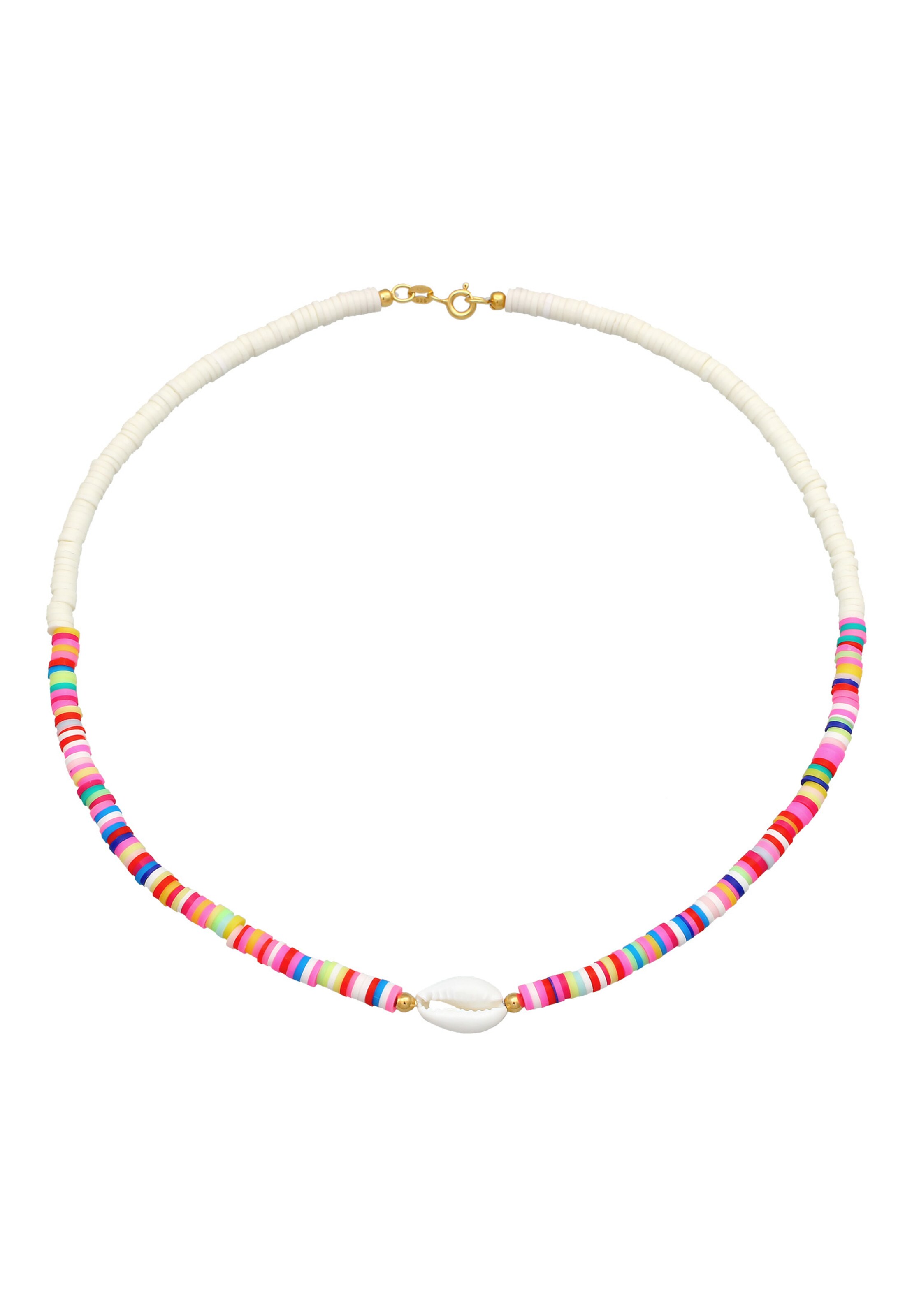 ELLI Kette in lila / pink / weiß, Produktansicht