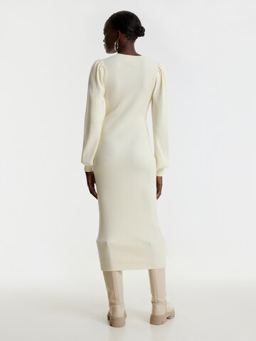 EDITED - Vestido de malha 'JEANNE' em branco