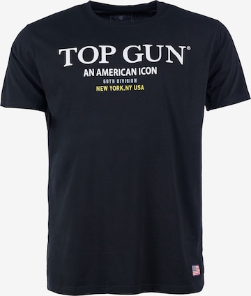 TOP GUN Shirt in Zwart: voorkant