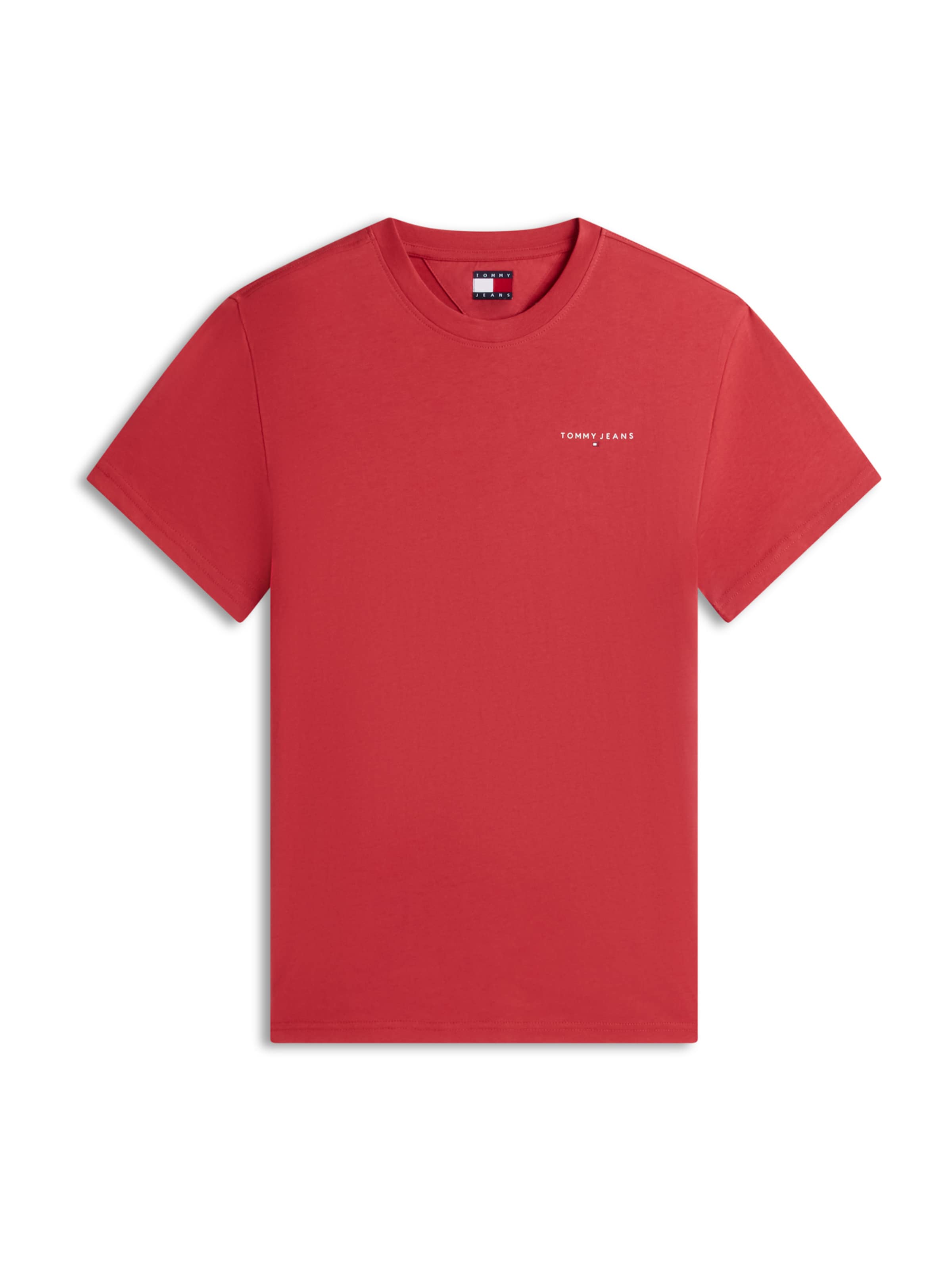 Tommy Jeans Тениска в червено: отпред