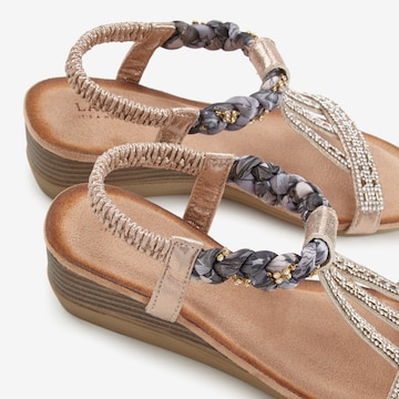 LASCANA Sandal i beige