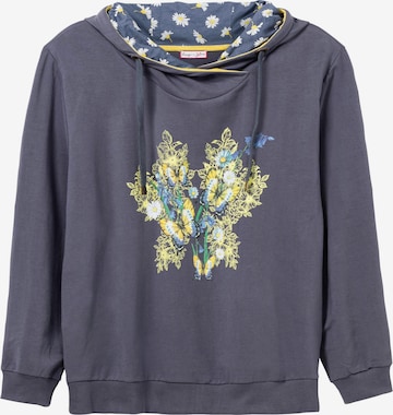 sheego by Joe Browns Sweatshirt in Blau: predná strana