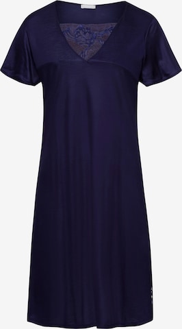 Hanro Nachthemd 'Eva' in Blau: Vorderseite