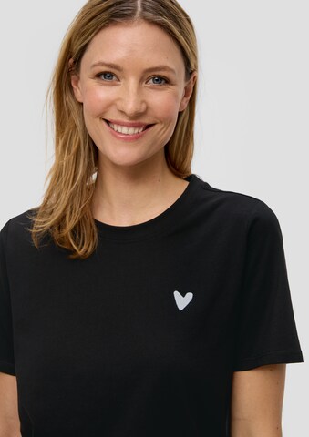 s.Oliver Shirt in Schwarz