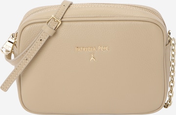 Sac à bandoulière PATRIZIA PEPE en beige : devant