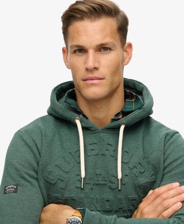 Sweat-shirt Superdry en vert