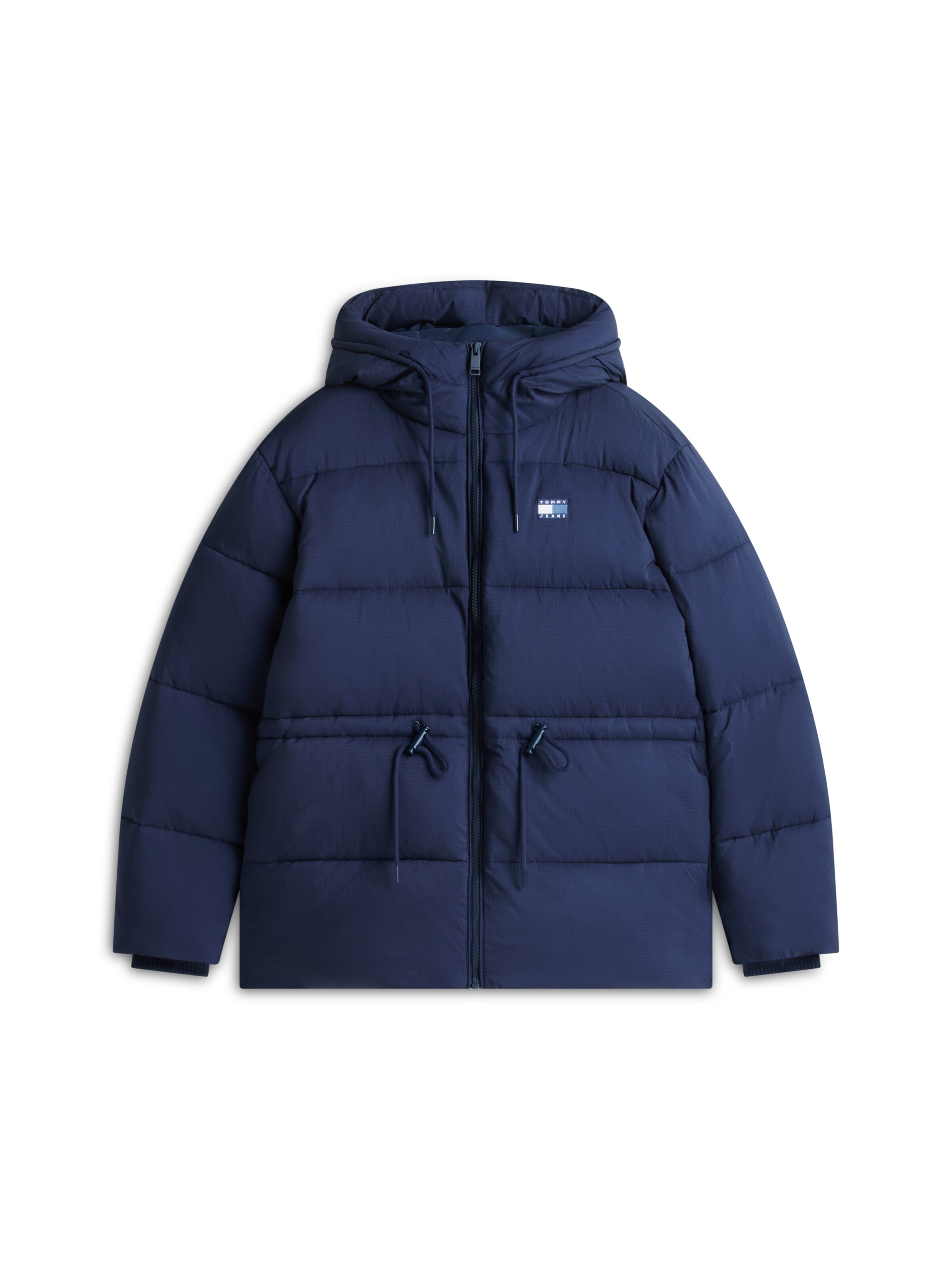 mėlyna Tommy Jeans Demisezoninė striukė: priekis