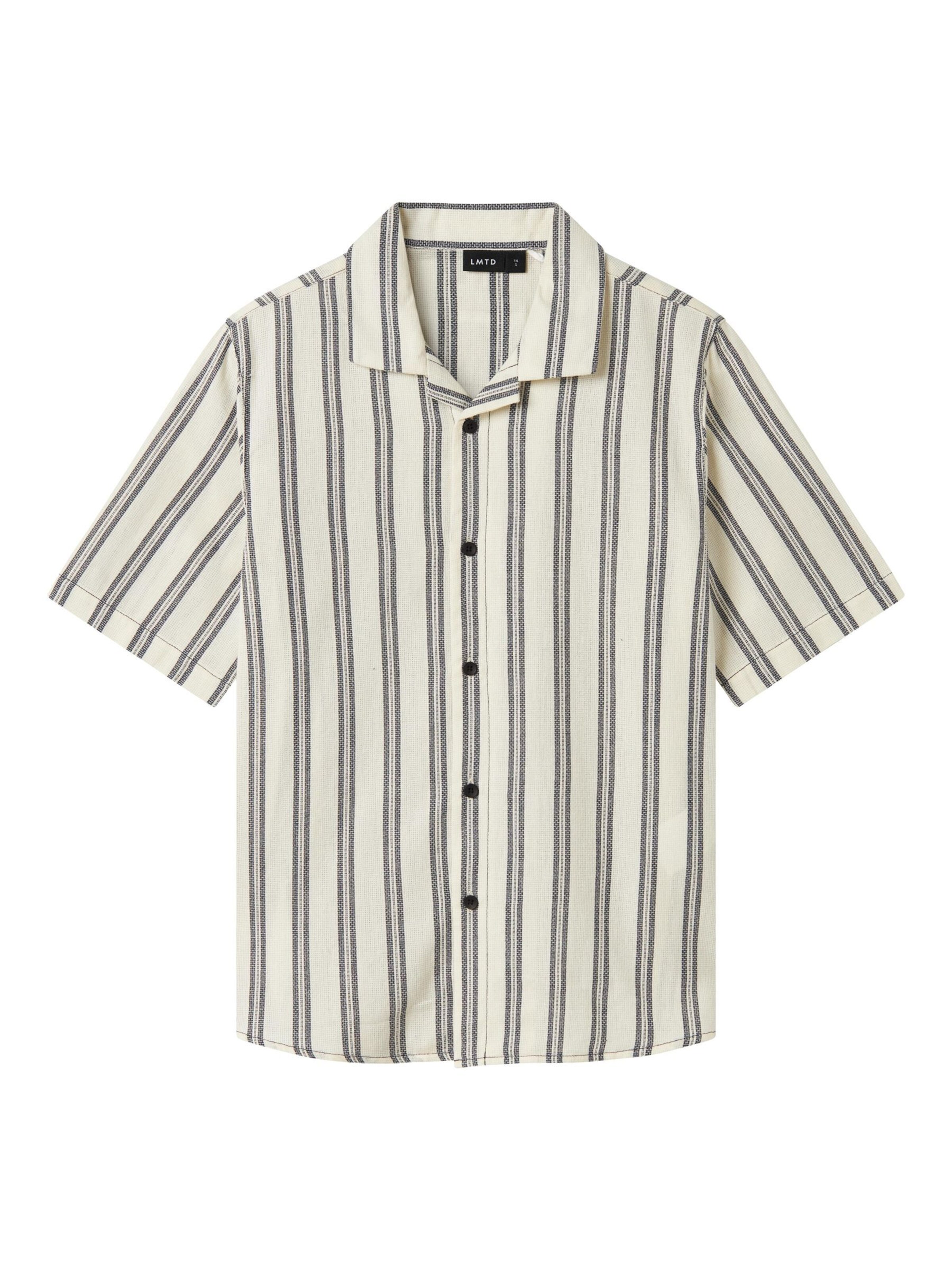 LMTD Regular fit Overhemd in Blauw: voorkant