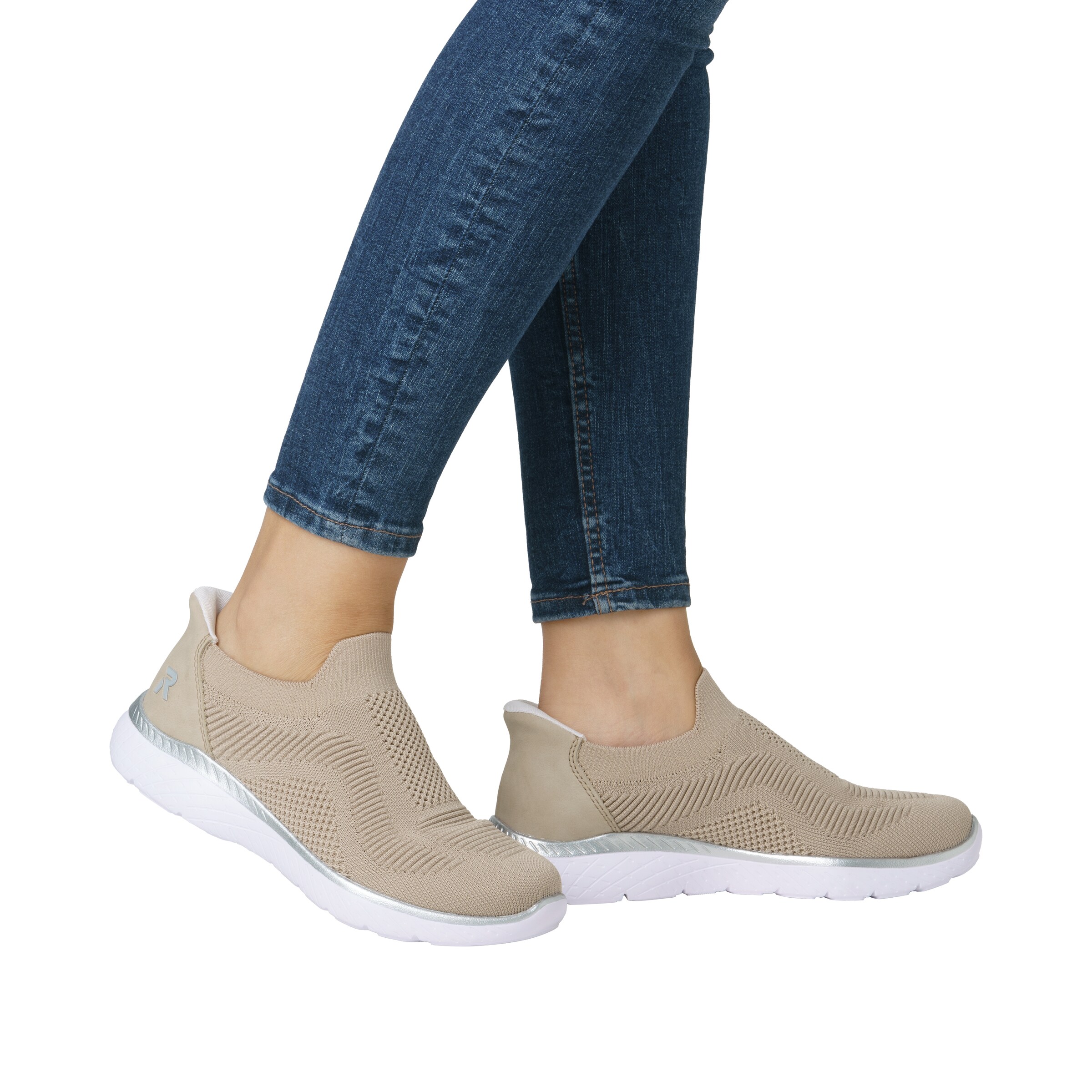 Slip on Rieker Sport en beige
