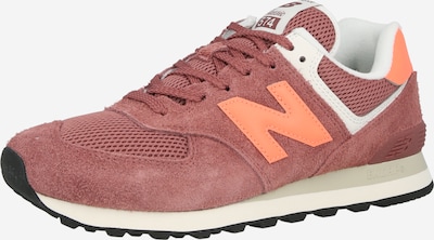36 dydžio Sportbačiai be auliuko '574' iš new balance, spalva – oranžinė / burgundiško vyno spalva, Prekių apžvalga
