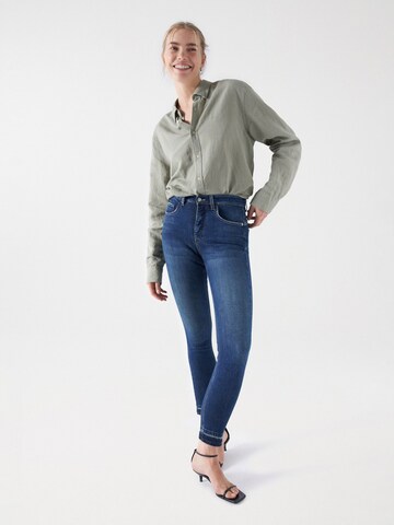 Coupe slim Jean Salsa Jeans en bleu