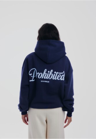 Prohibited Sweatshirt i blå