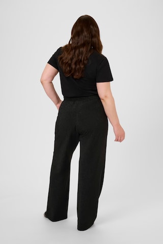Loosefit Pantalon 'KCRiana' KAFFE CURVE en noir